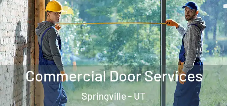 Commercial Door Services Springville - UT