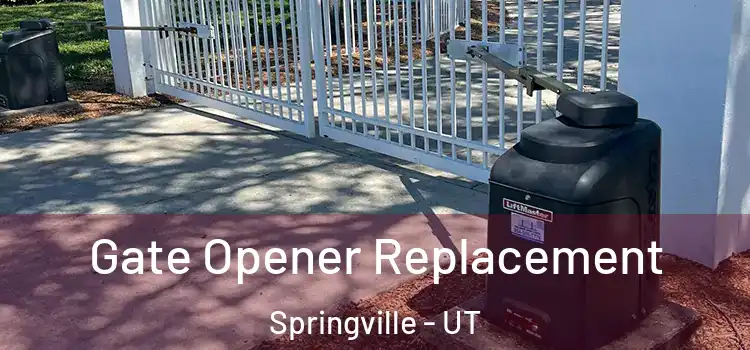 Gate Opener Replacement Springville - UT