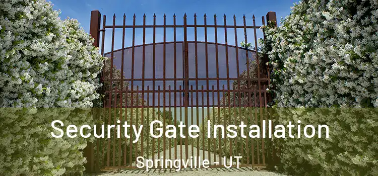 Security Gate Installation Springville - UT